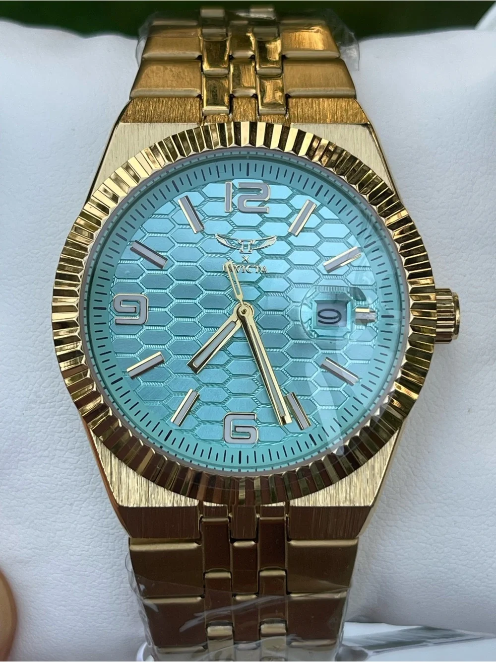 Invicta Specialty I by Invicta Men's Watch - 40mm, Gold , Light Blue Dial